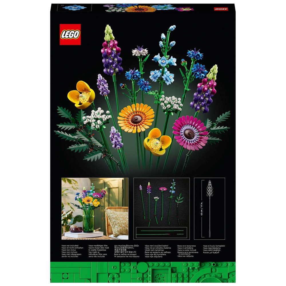 LEGO Icons Botanical Collection 10313 Wildblumenstrauß Set Smyths