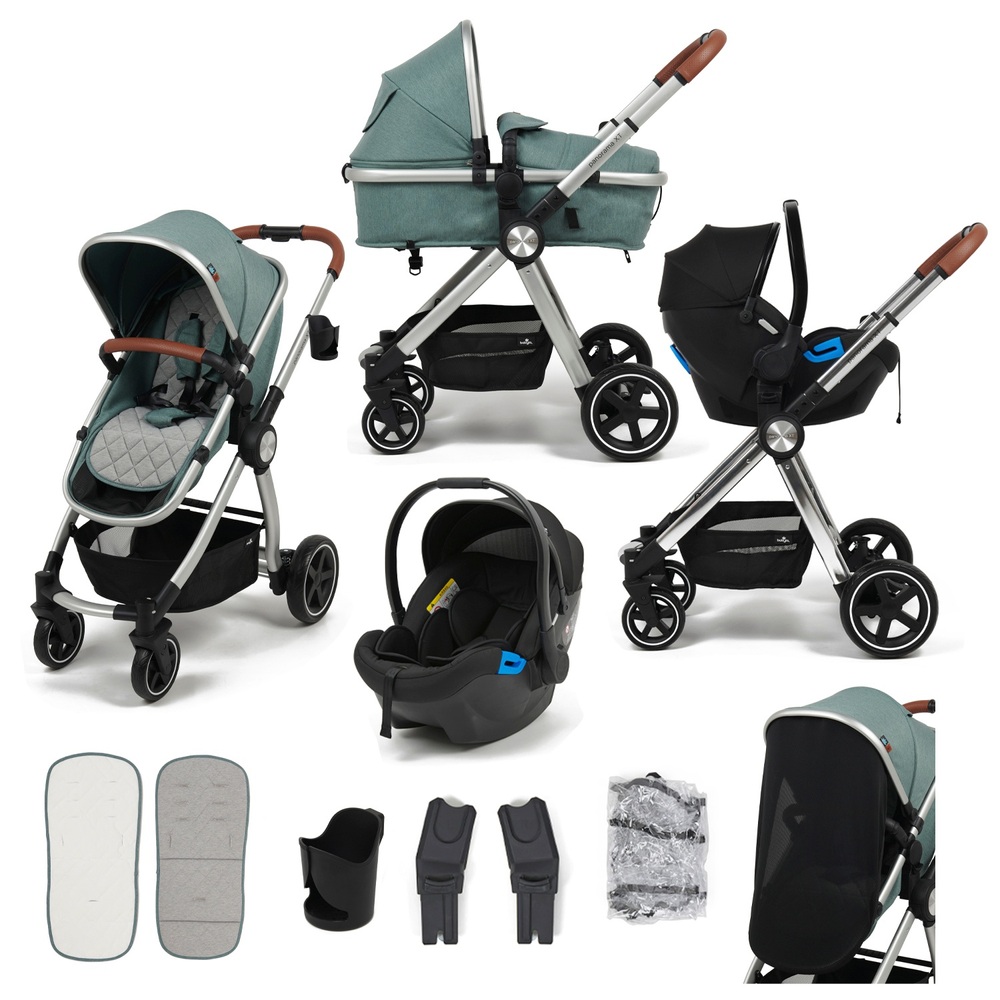 Panorama XT by Babylo 2in1 Travel System & Car Seat Sea Green