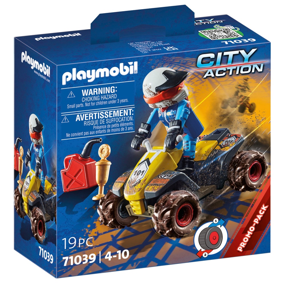 PLAYMOBIL City Action 71039 OffroadQuad Set Smyths Toys Schweiz