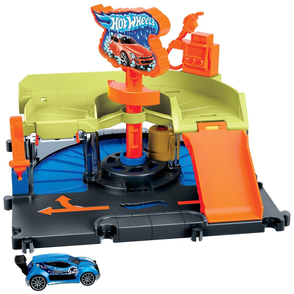 Hot Wheels City Downtown Express Car Wash Playset Smyths Toys UK