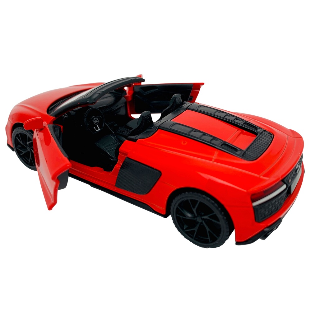 132 Audi R8 Spyder Pull Back Diecast Car Smyths Toys UK