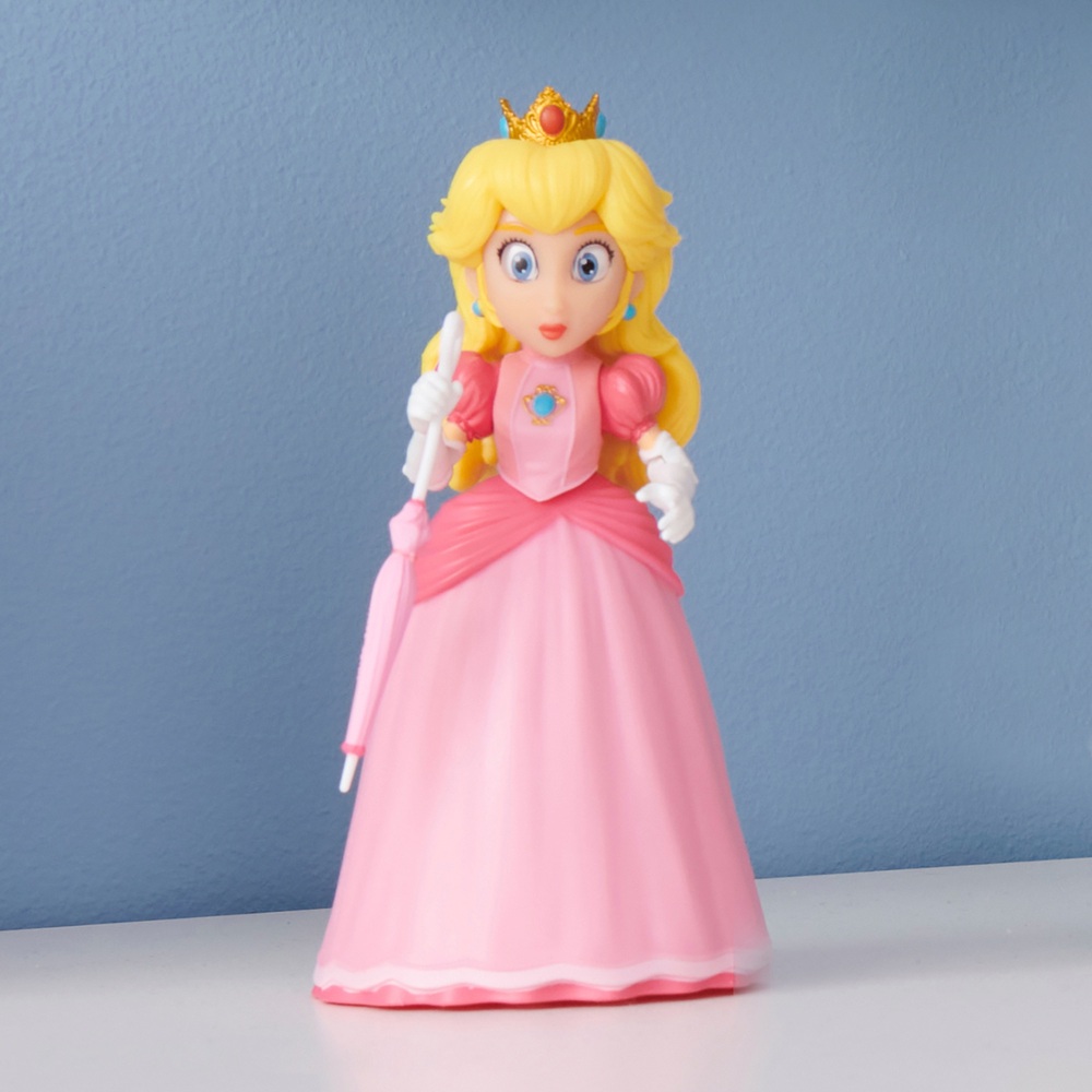 Nintendo Super Mario Movie 6cm Figure Princess Peach with Umbrella