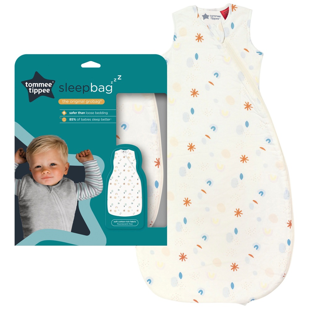 Tommee Tippee Baby Sleep Bag 618 Months 2.5 Tog Abstract Rainbow
