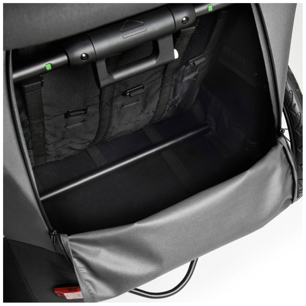 Hauck Dryk Duo Multifunktionaler Fahrradanhänger und Buggy grau