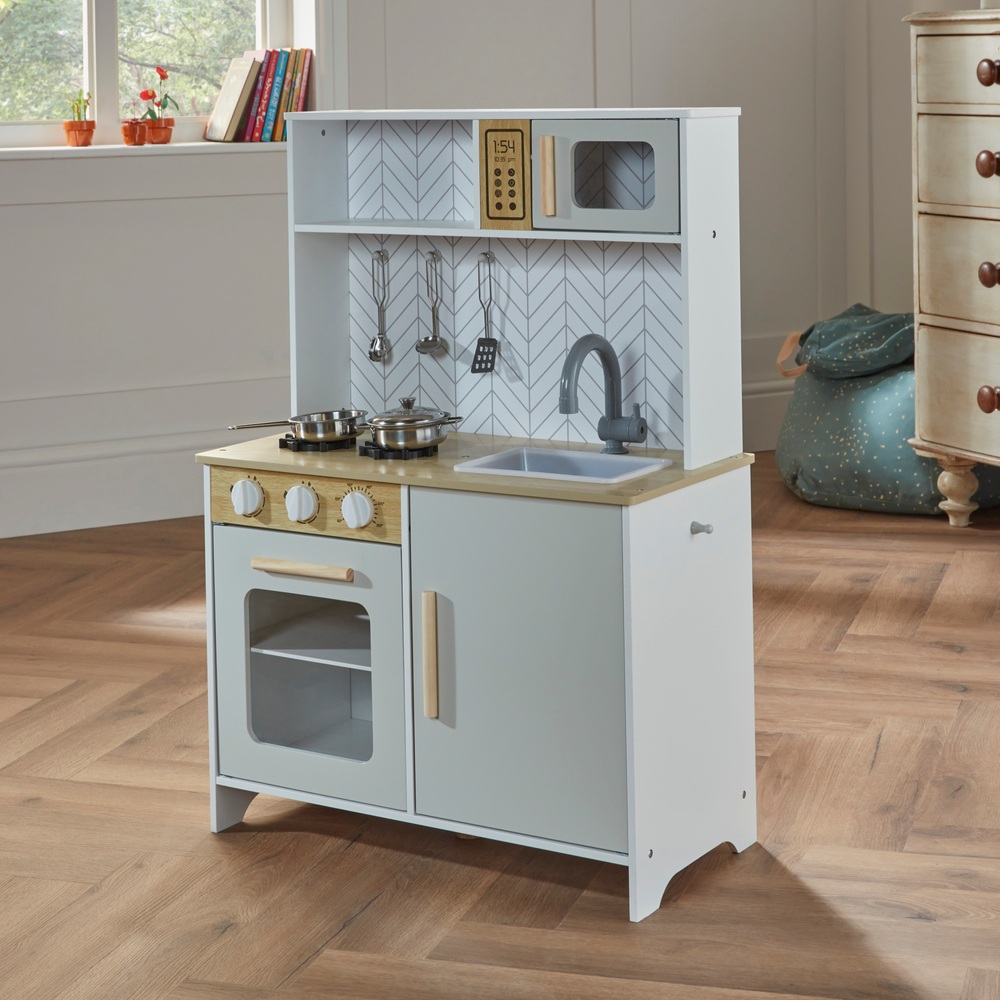 Kitchen Corner Wooden Play Kitchen Smyths Toys UK