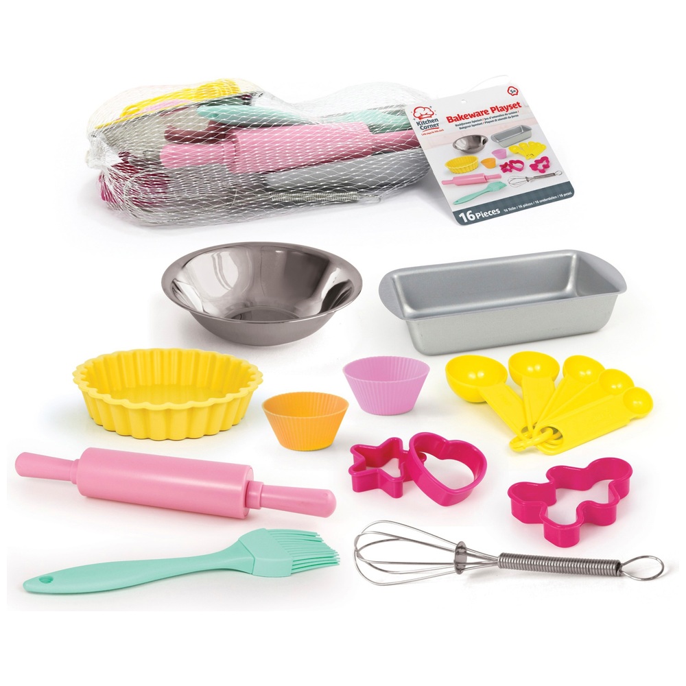 Bakeware Kitchen Playset 16 Pieces Smyths Toys Ireland