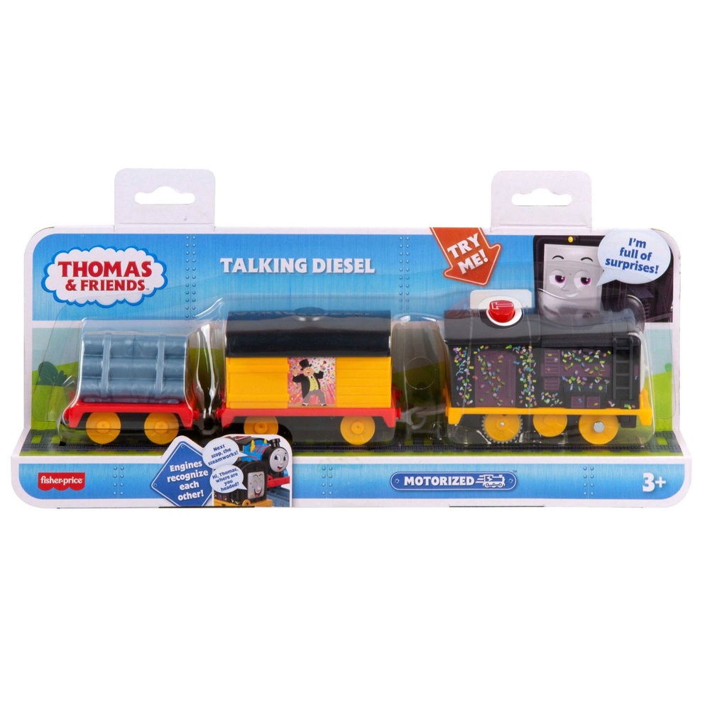 Thomas & Friends All Engines Go! Talking Diesel Motorised Train Engine