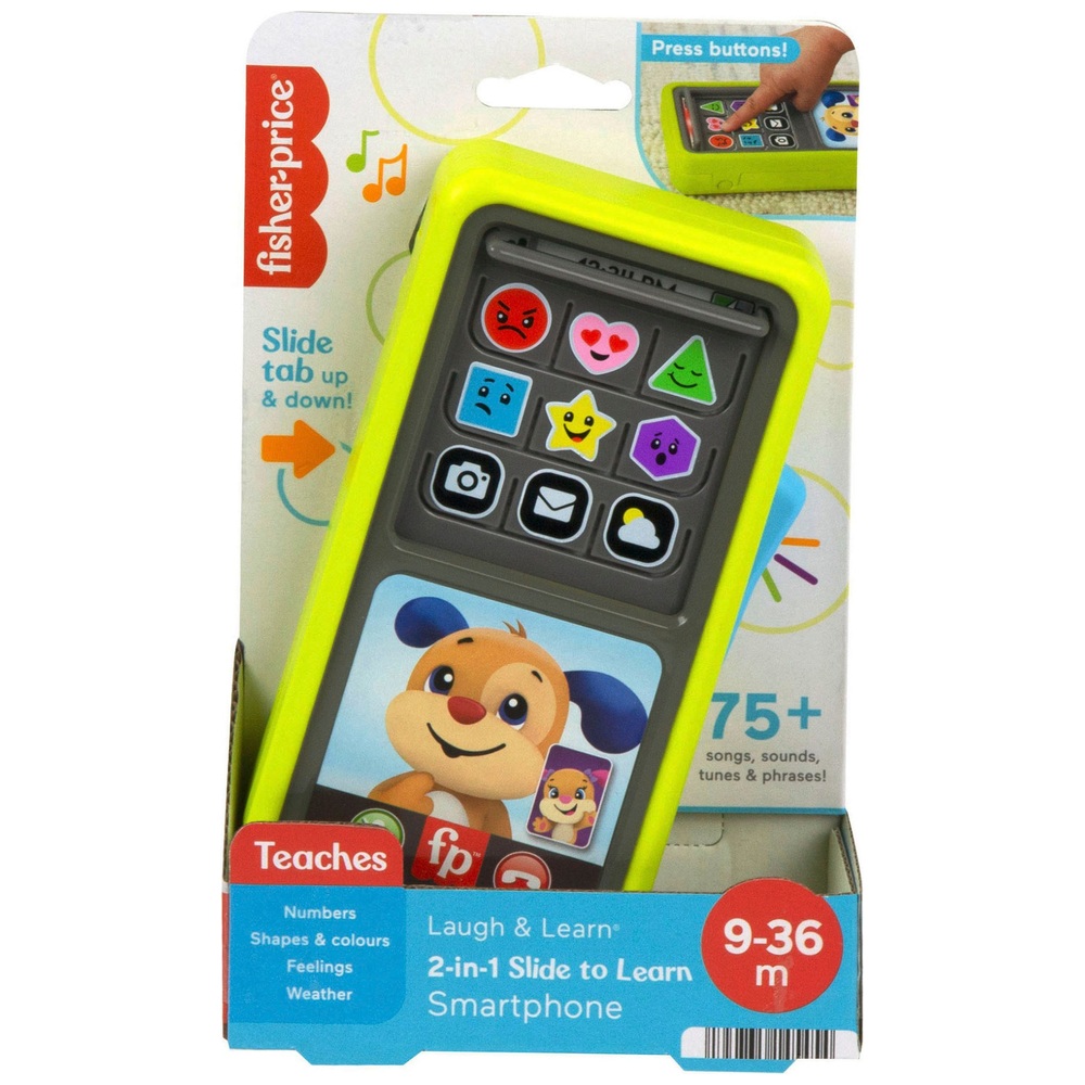 FisherPrice Laugh & Learn 2in1 Slide to Learn Smartphone Toy