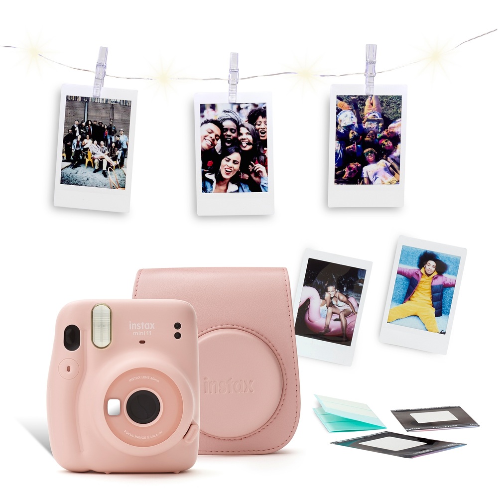 Fujifilm instax mini 11 Sofortbildkamera Bundle BlushPink rosa