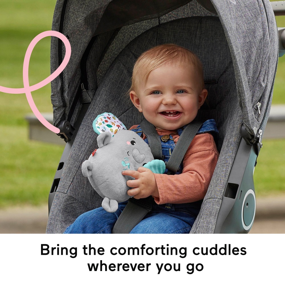 FisherPrice Calming Vibes Elephant Soother Baby Toy Smyths Toys UK