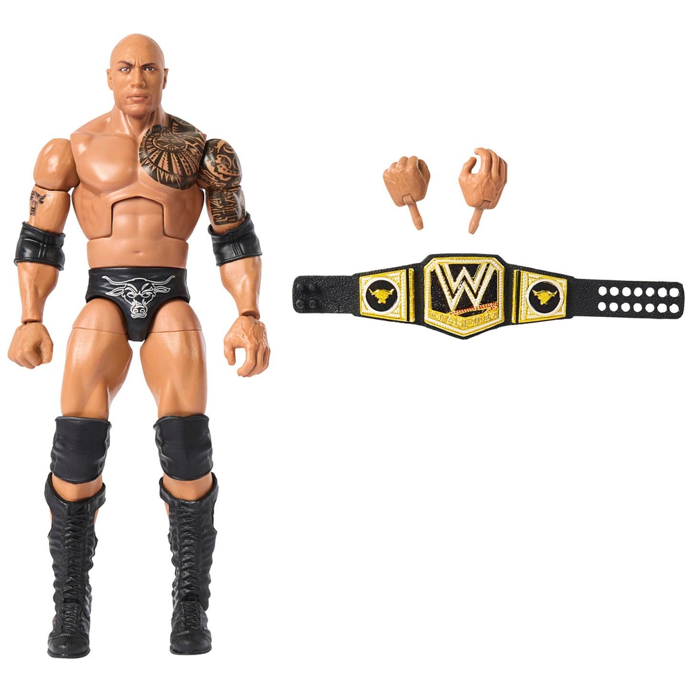 WWE Elite Top Picks The Rock Action Figure Smyths Toys UK