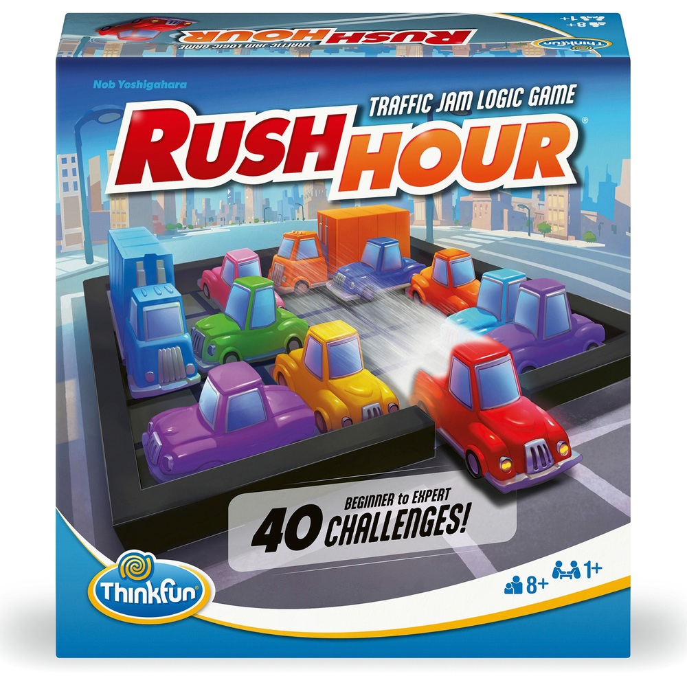 ThinkFun Rush Hour Traffic Jam Logic Game Smyths Toys UK