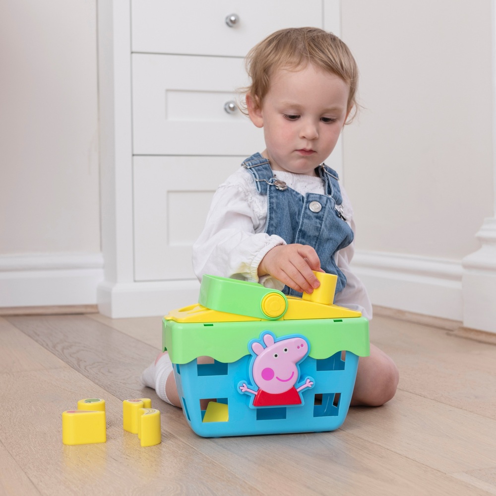 Peppa Pig Shape Sorter Basket Smyths Toys UK