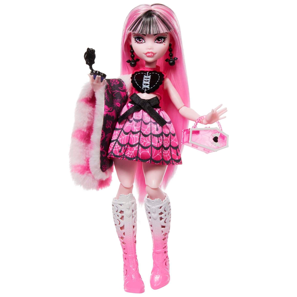 Monster High Skulltimate Secrets Set Fearidiscent Puppe Draculaura