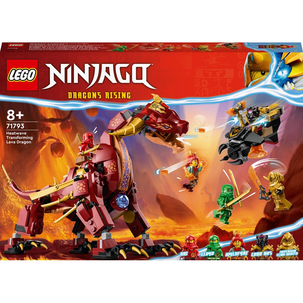 LEGO Ninjago 71793 Le Dragon de Lave Transformable de Heatwave Smyths