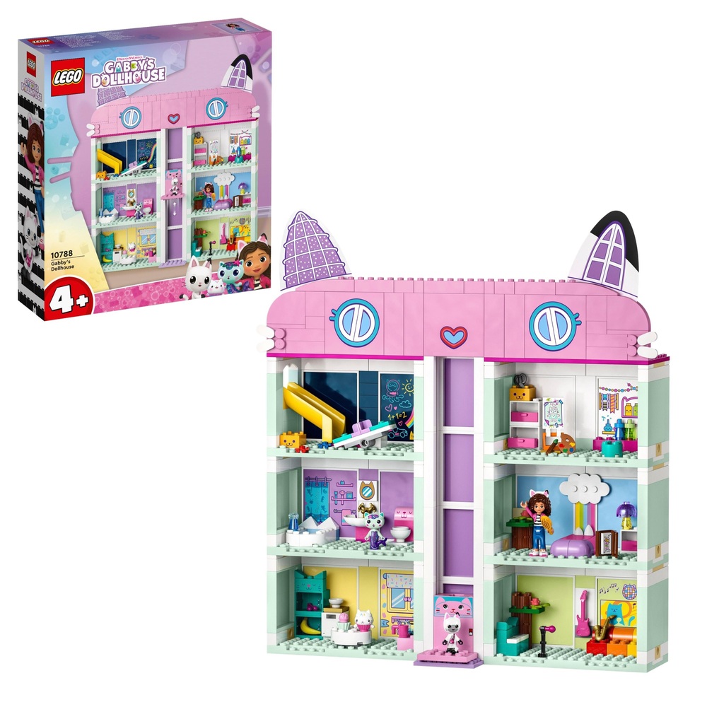 LEGO Gabby's Dollhouse 10788 Gabbys Puppenhaus Set Smyths Toys Österreich
