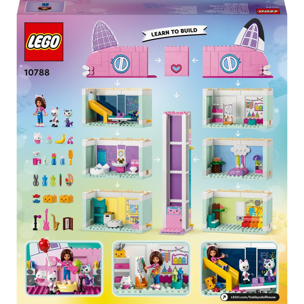 LEGO Gabby's Dollhouse 10788 Gabbys Puppenhaus Set Smyths Toys Österreich