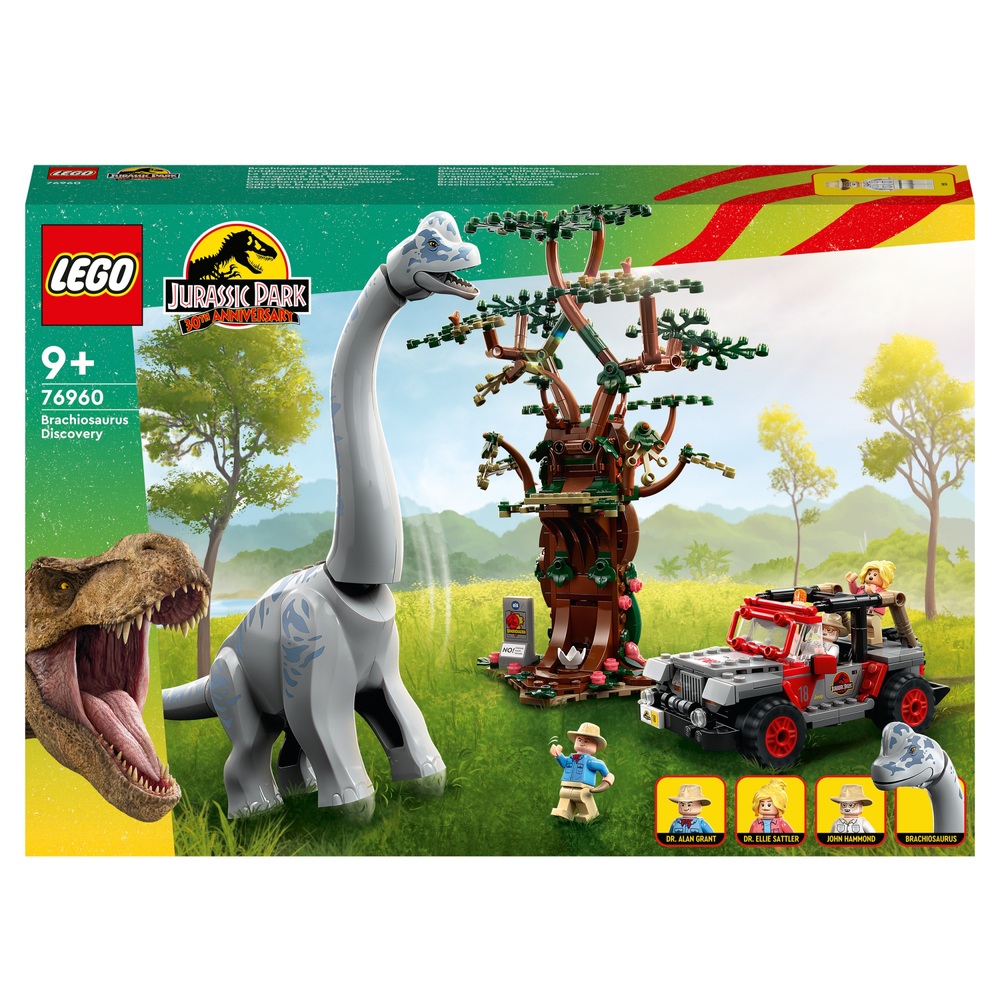 LEGO Jurassic Park 76960 Brachiosaurus Discovery Dino Set Smyths Toys