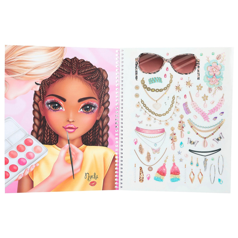 TOPModel Create your TOPModel MakeUp Malbuch Smyths Toys Deutschland