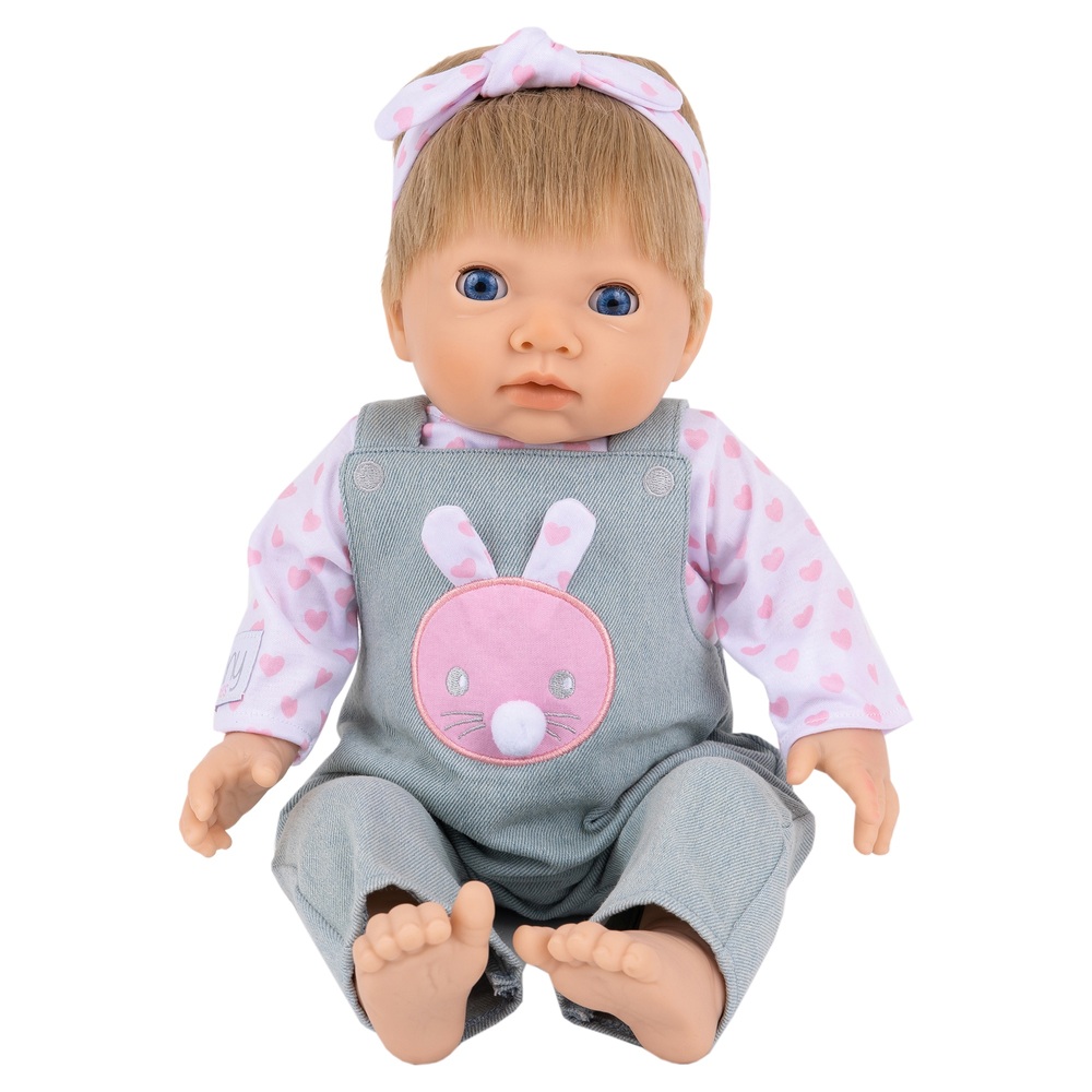 Tiny Treasures Doll in Pink Bunny Outfit 44cm Smyths Toys Ireland