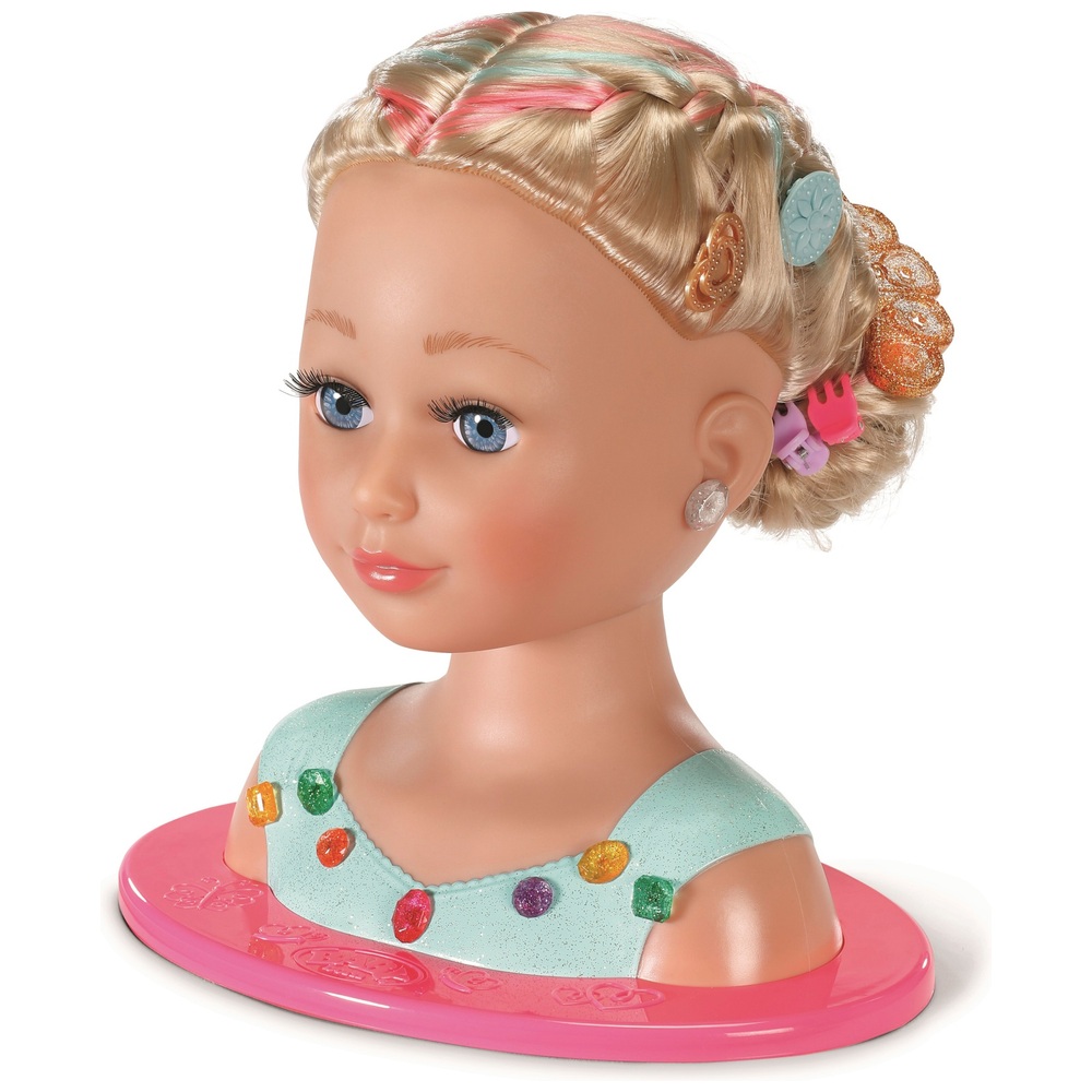 BABY born Sister Frisierkopf Prinzessin mit Zubehör blond Smyths Toys