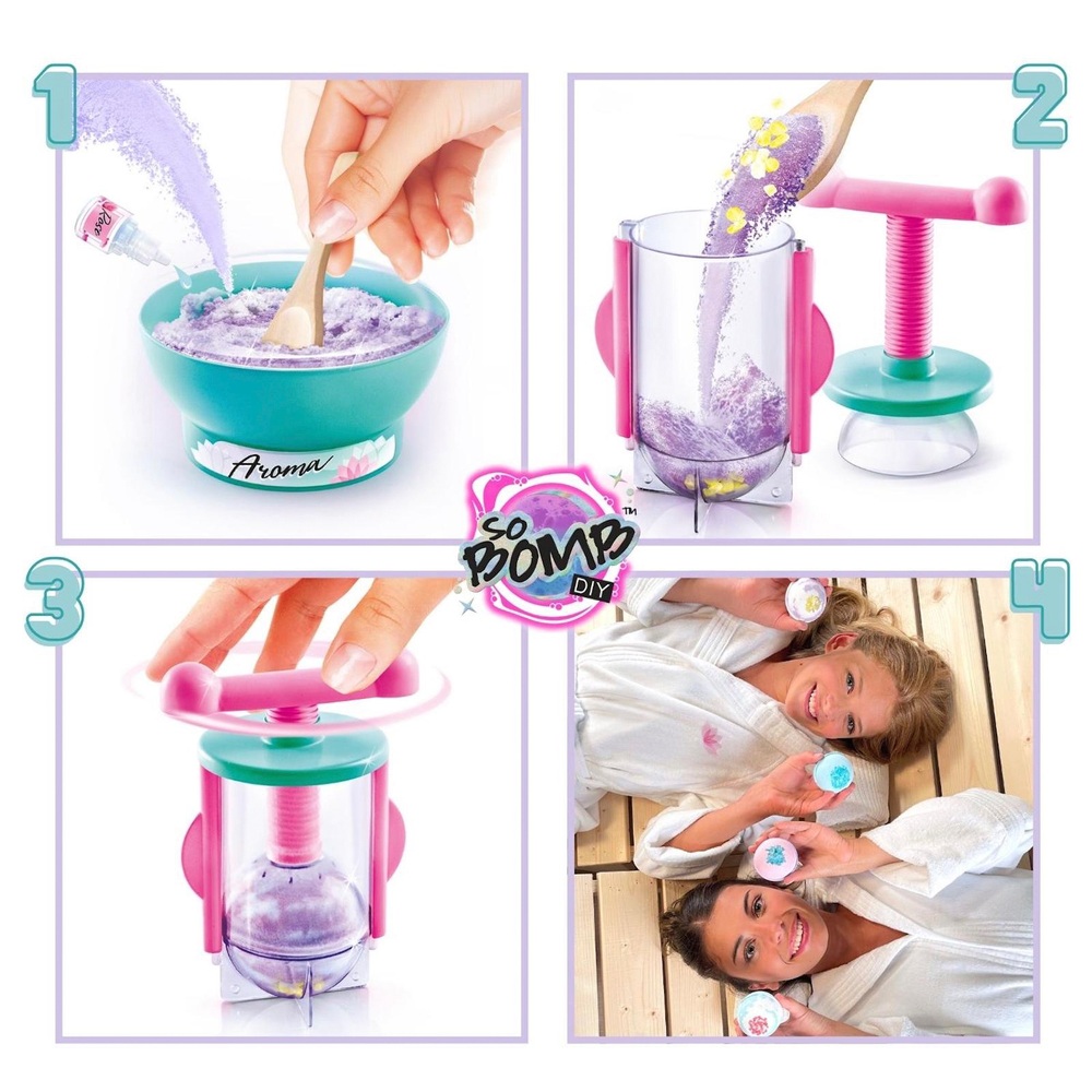 So Bomb DIY Aroma Twist'N Mould Bath Bomb Maker Smyths Toys UK
