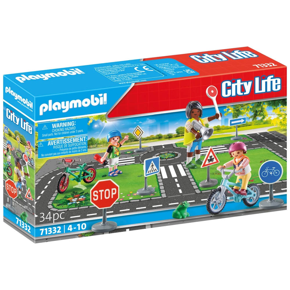 PLAYMOBIL City Life 71332 Fahrradparcours Set Smyths Toys Deutschland
