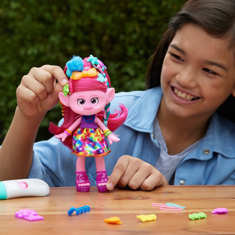 Trolls 3 Band Together HairTastic Queen Poppy Fashion Doll Smyths