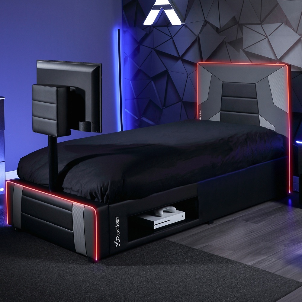 X Rocker Somnus Neo Fibre LED Gaming Bed Smyths Toys UK
