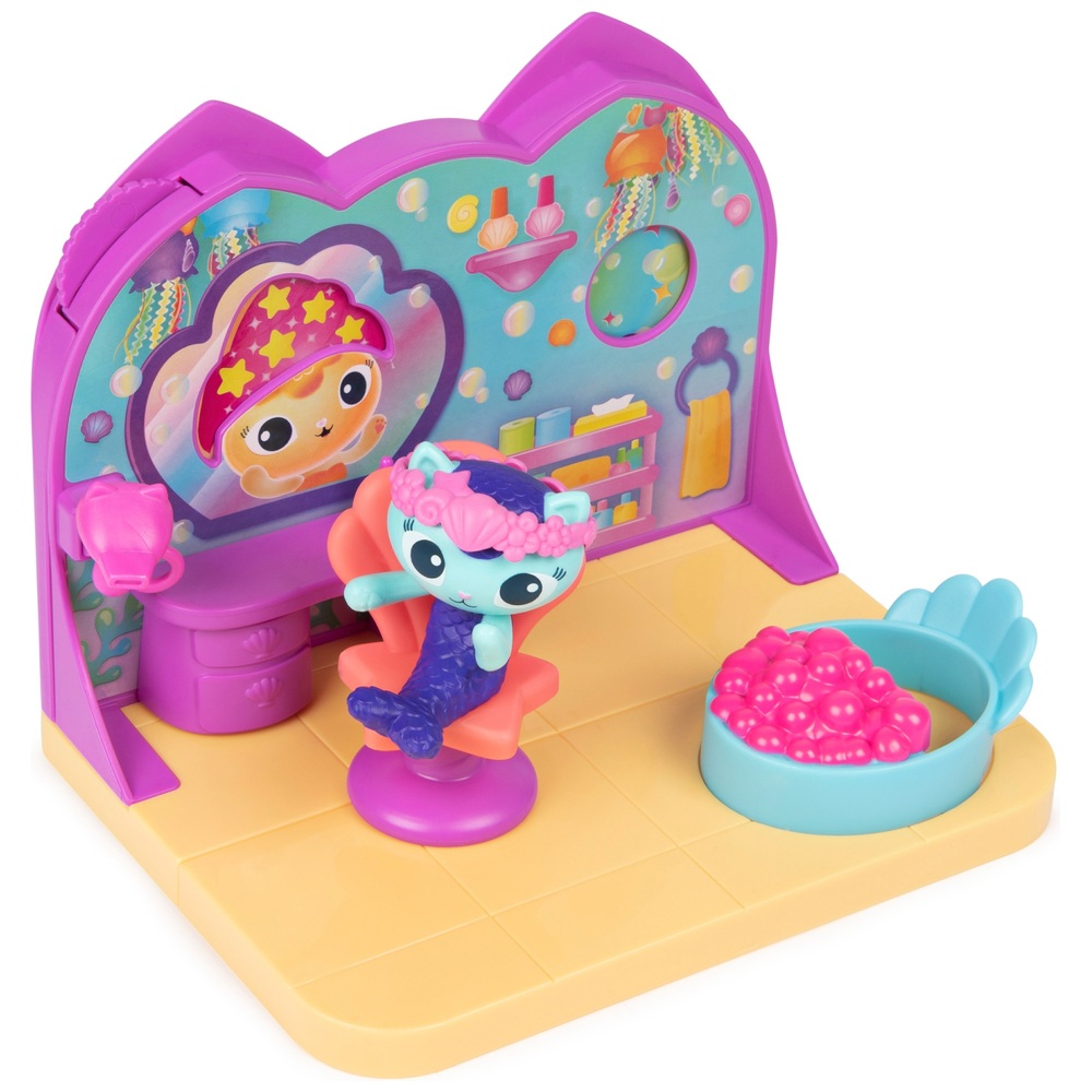 Gabby’s Dollhouse 'MerCat’s' Seaside Spa Room Playset Smyths Toys Ireland