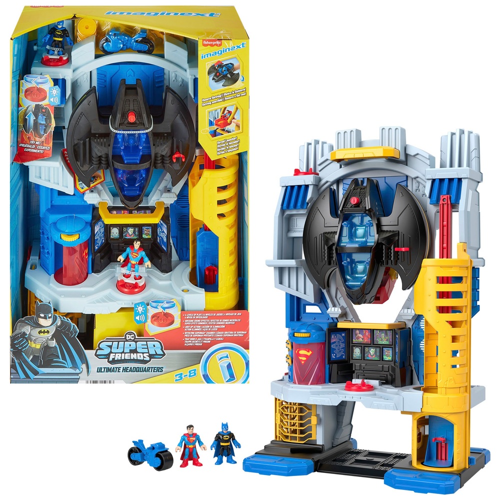 Imaginext DC Super Friends Ultimate Headquarters Playset with Batman