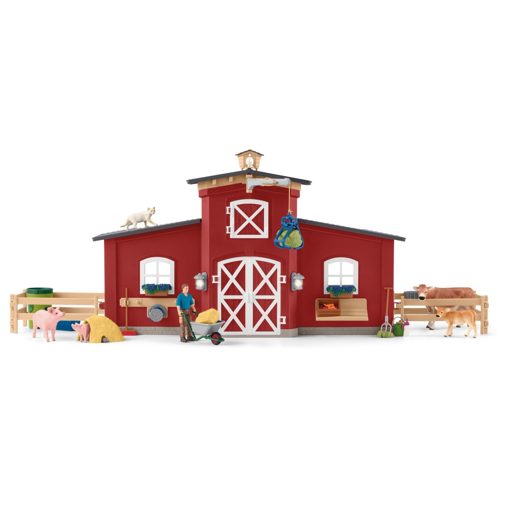 Farm Barn And Animals