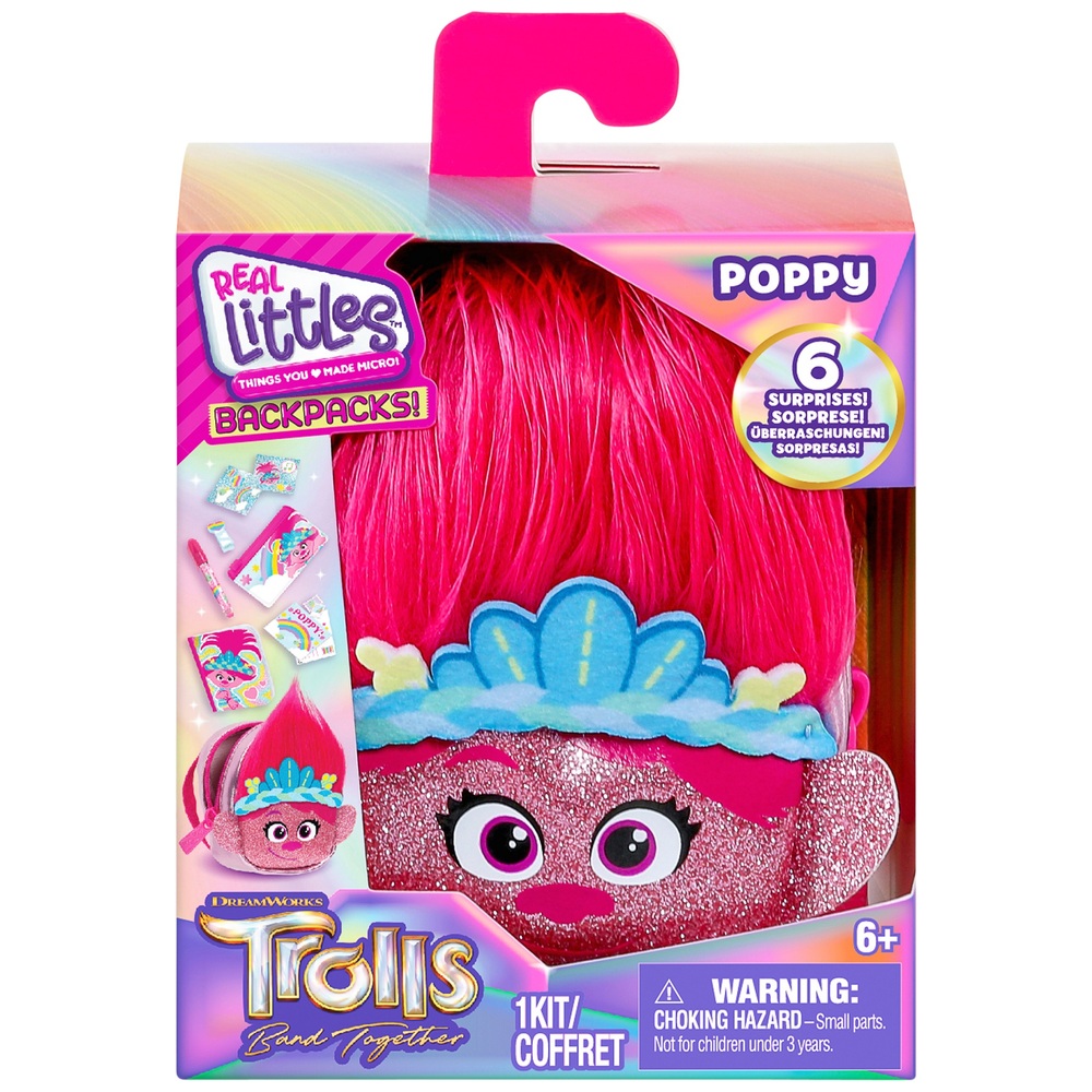 Real Littles Trolls Band Together Backpacks Smyths Toys UK