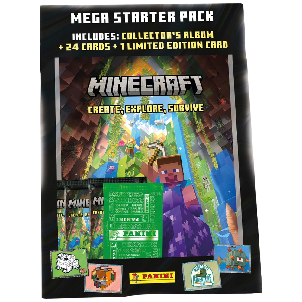 Panini Minecraft Create, Explore, Survive Trading Card Collection
