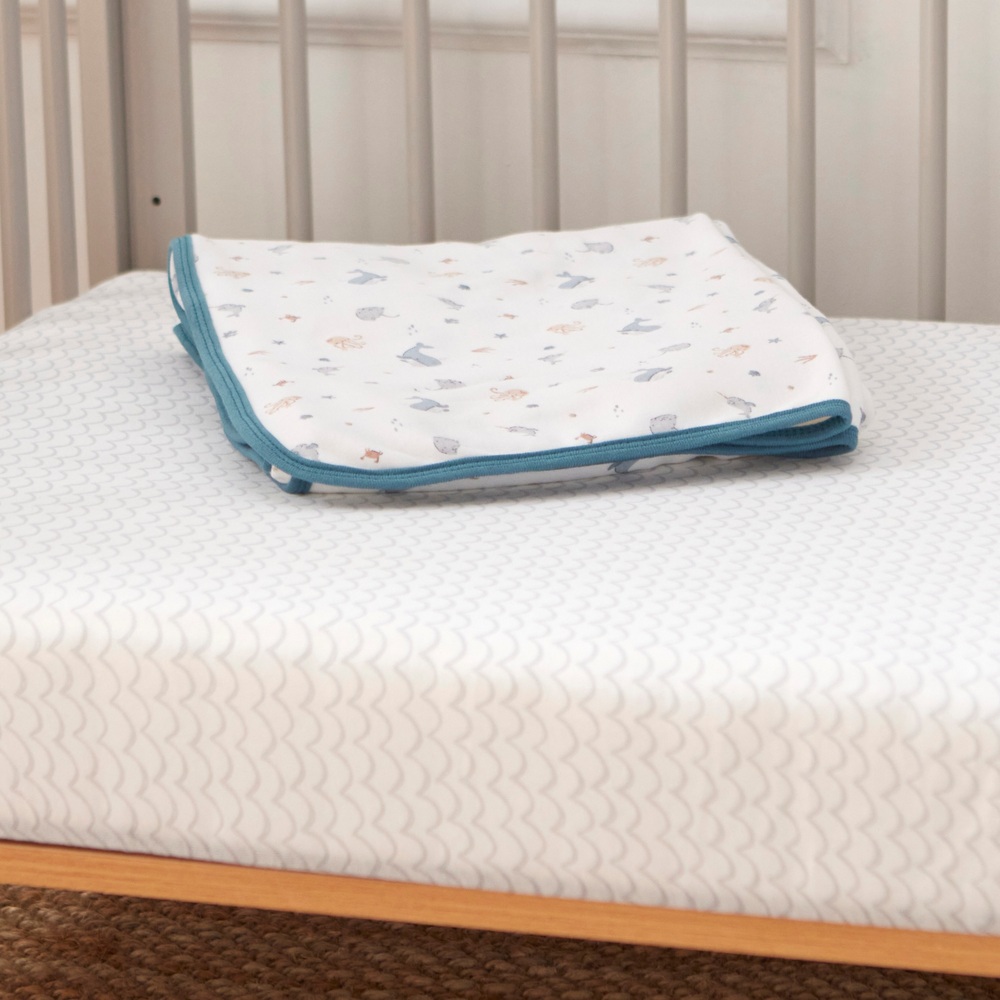 Baby Elegance 140x70cm 4 Piece Cot Bed Bedding Set Under the Sea