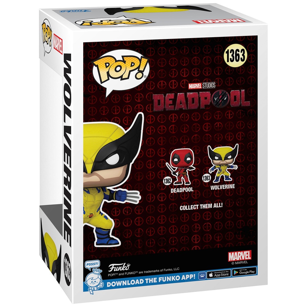 Funko POP! BobbleHead Figur 1363 Marvel Deadpool Wolverine mit Krallen