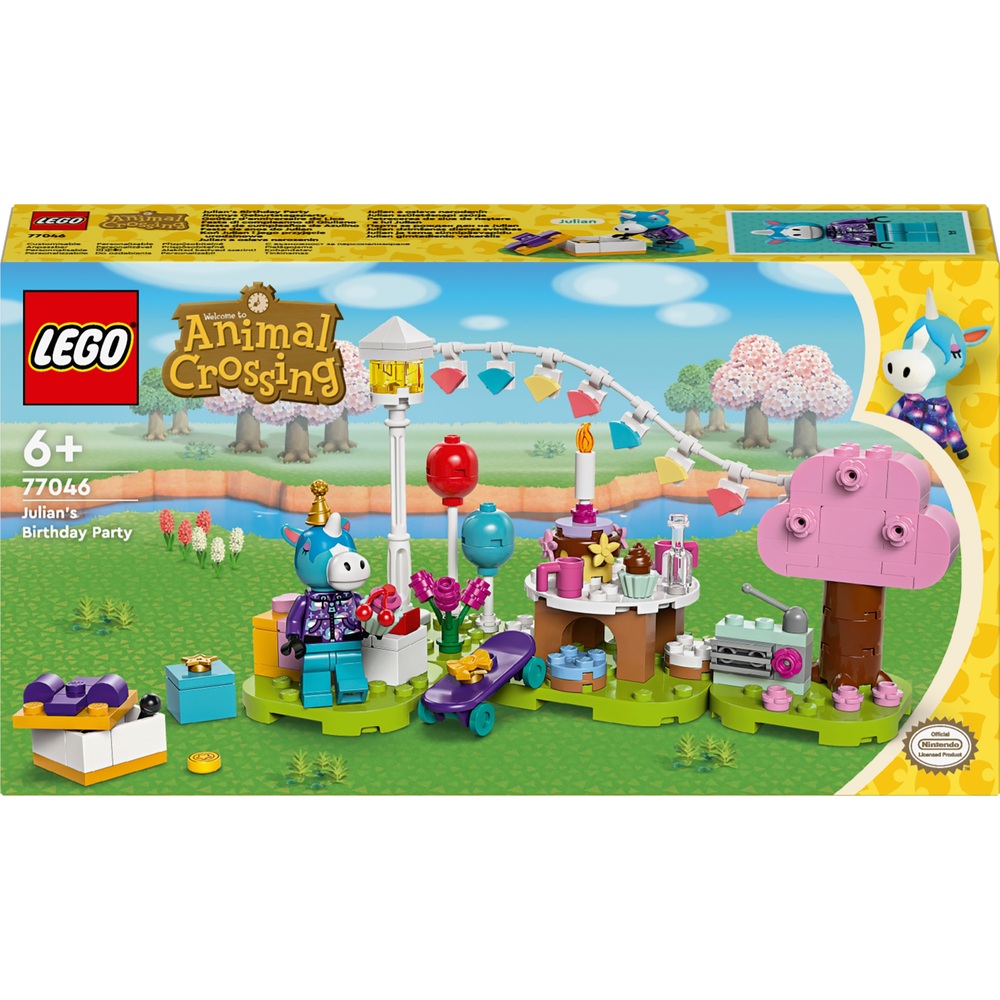 LEGO Animal Crossing 77046 Julian's Birthday Party Set Smyths Toys UK