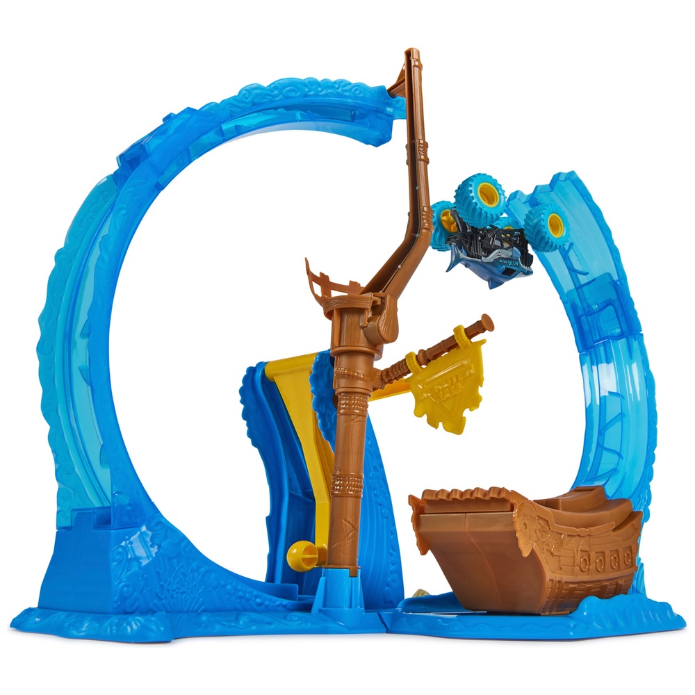 Monster Jam Megalodon Loop of Doom Stunt Playset Smyths Toys UK