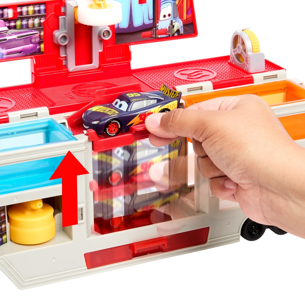 Disney Cars ColourChanging Mobile Paint Shop Mack Playset Smyths Toys UK