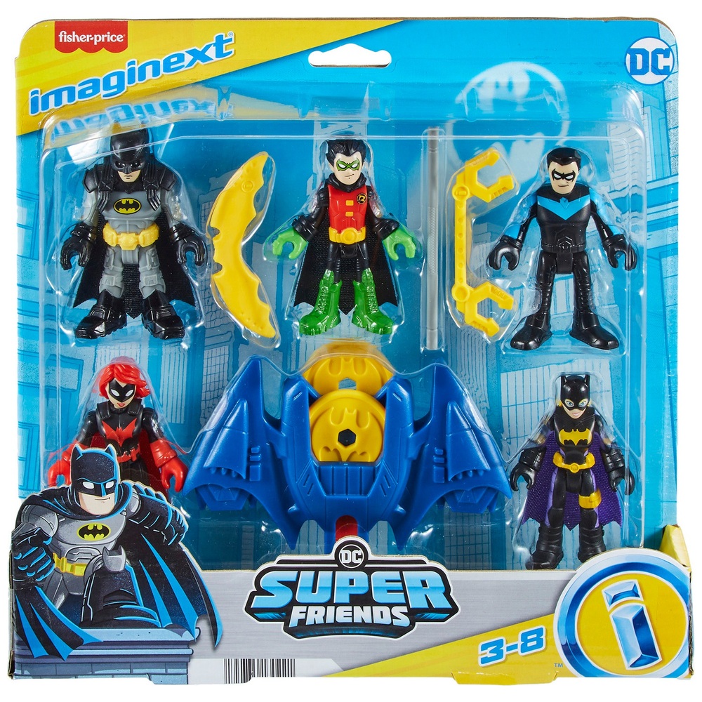 Imaginext DC Super Friends Batman's Bat Family Figure 5 Pack Smyths