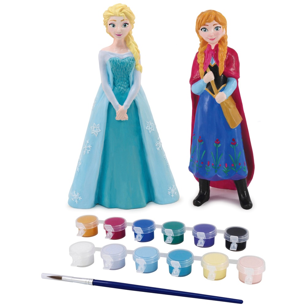 Disney Paint Your Own Elsa and Anna Smyths Toys UK