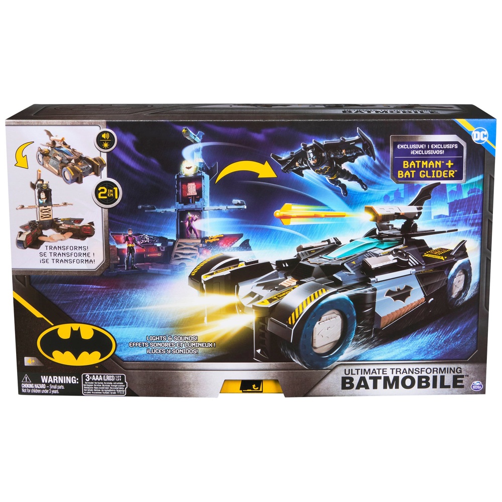 DC Batman Ultimate Transforming Batmobile Playset Smyths Toys UK