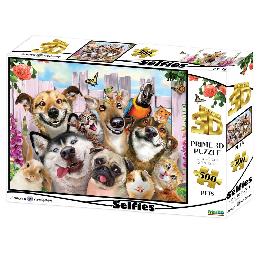Pets Selfie 500 Piece 3D Puzzle Smyths Toys Ireland