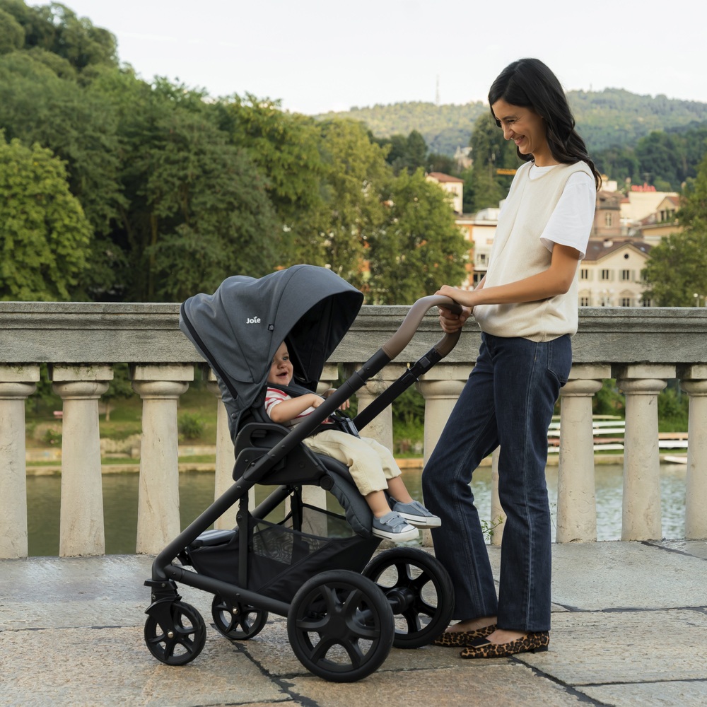 Joie Chrome Deluxe Travel System & Car Seat & ISOFix Car Seat Base