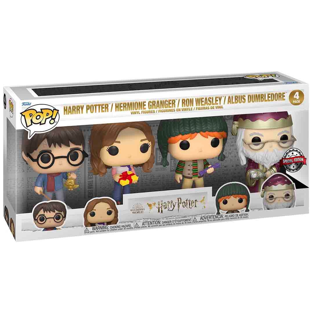 Figurine POP! Harry Potter Pack de 4 figurines Noël PicWicToys