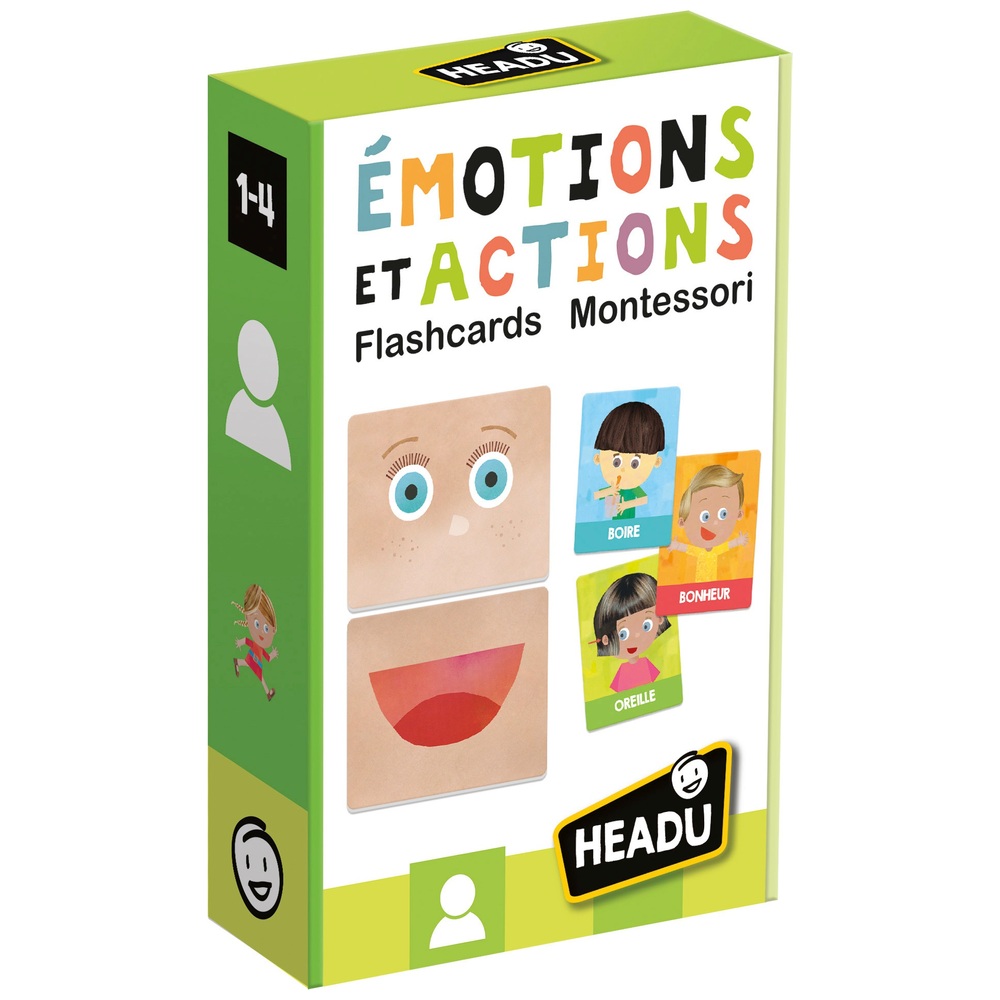 Headu Flash Cards Emotions et Actions Montessori Smyths Toys France