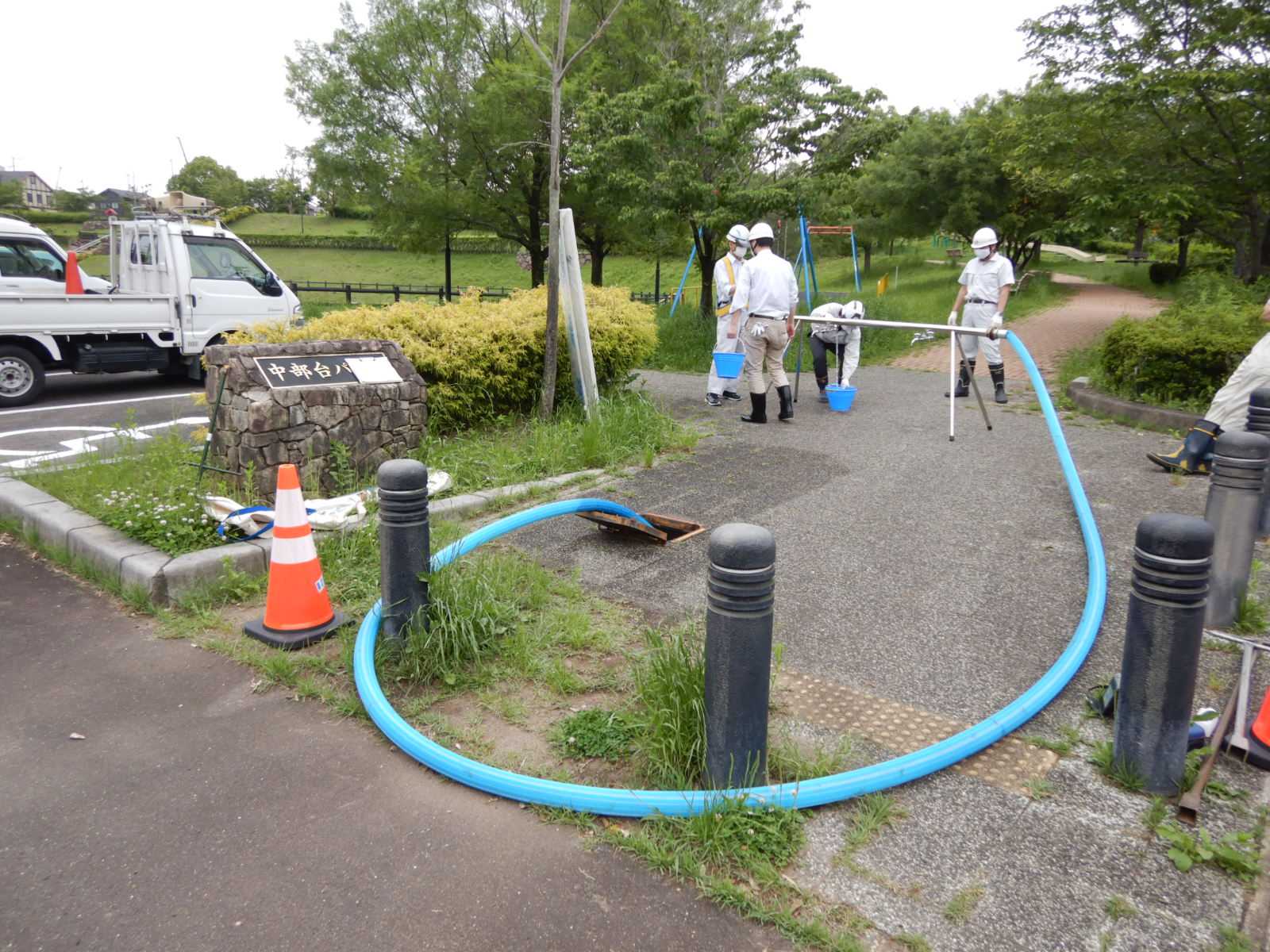 県水応急給水地点による給水訓練をおこないました！(上下水道課) 楽天×岐阜県美濃加茂市 楽天ブログ