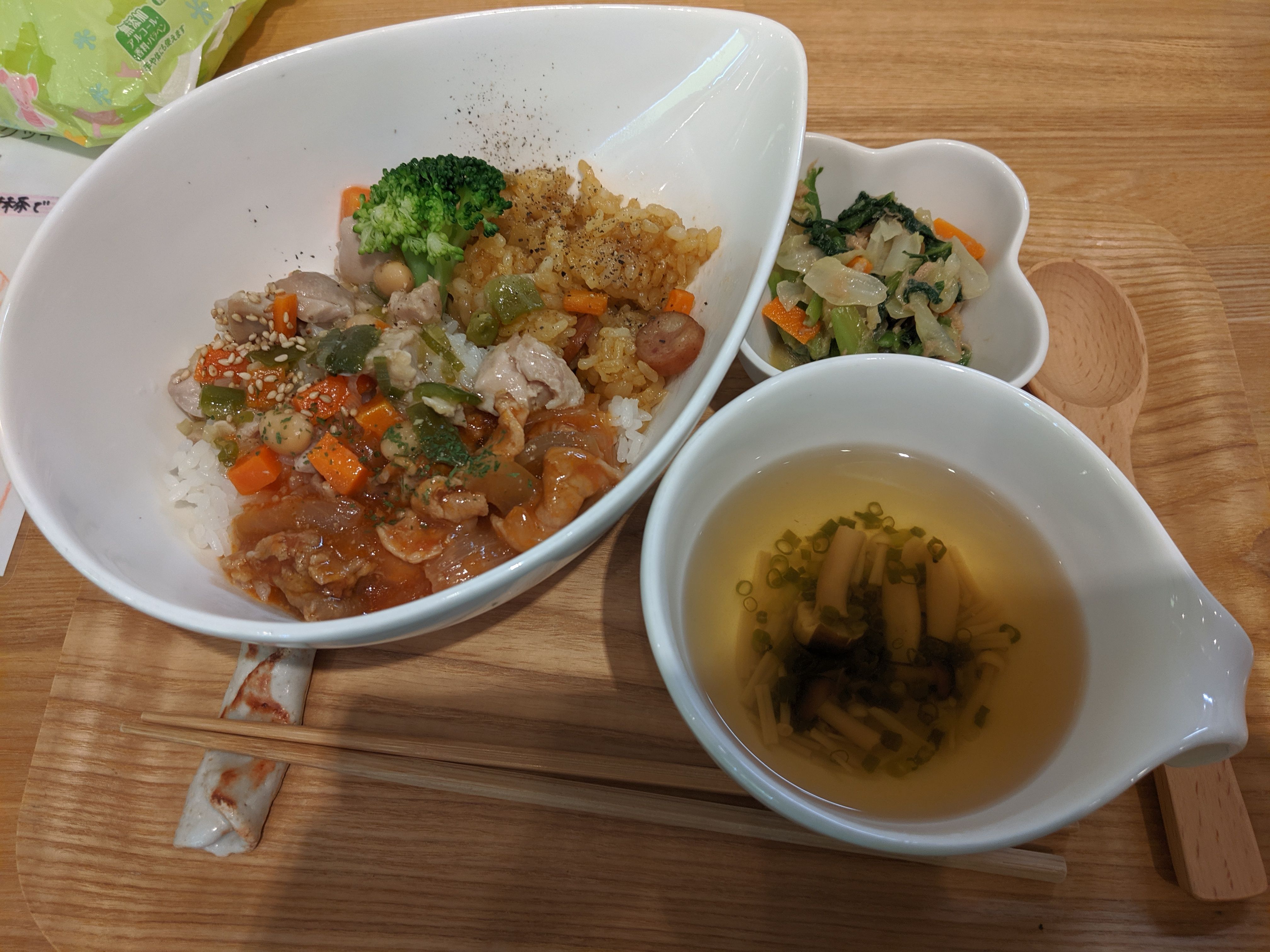 親子合わせて700円ランチ @千葉 津田沼 たちばなごはんカフェ chococco のスイーツ*パン倶楽部