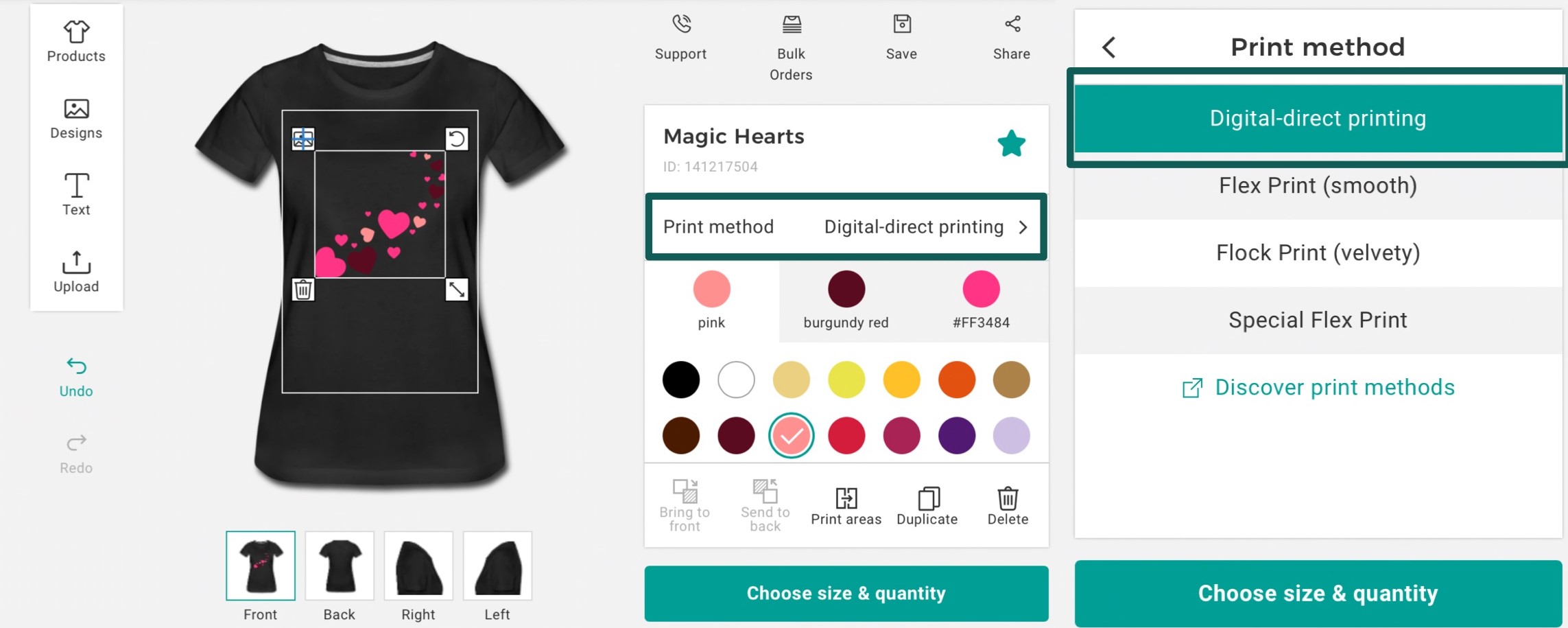 Help with the Customize Tool Spreadshirt