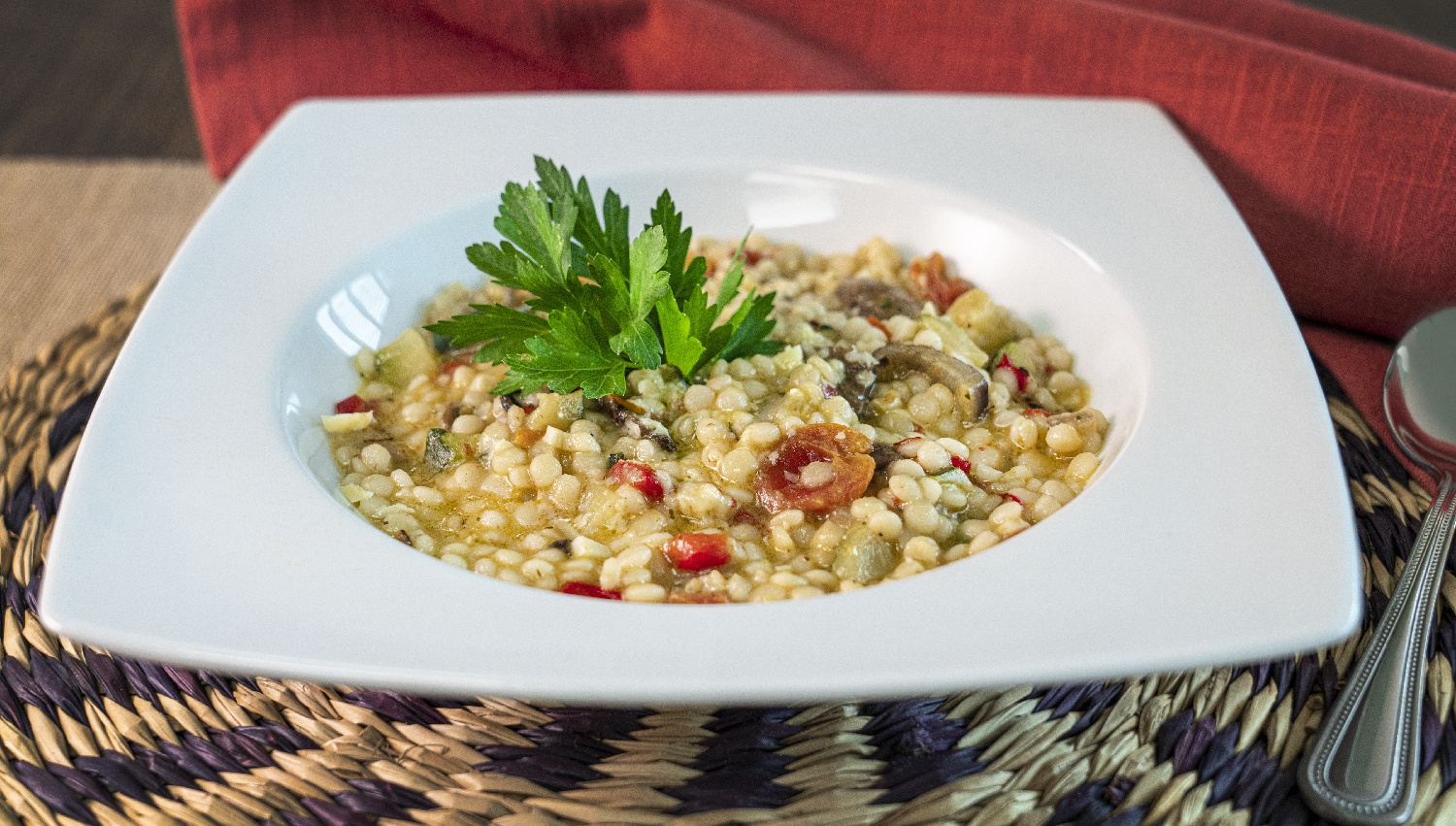 Sysco ClassicPearled Couscous with Roasted Vegetables Sysco Foodie